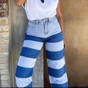 Nasty gal graphic jeans